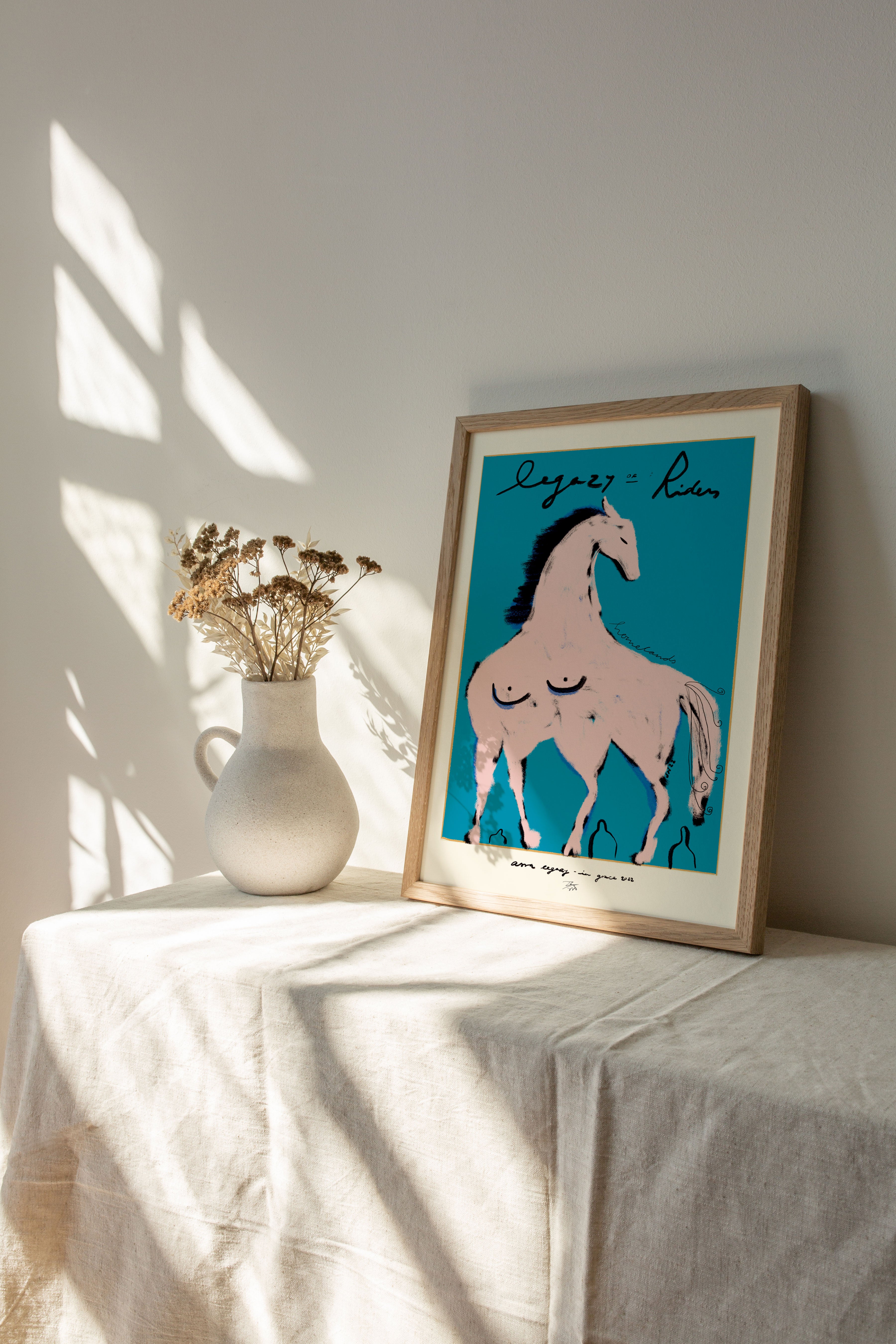 Das Rotes Rabbit Legacy Riders plakat - 30x40 cm.